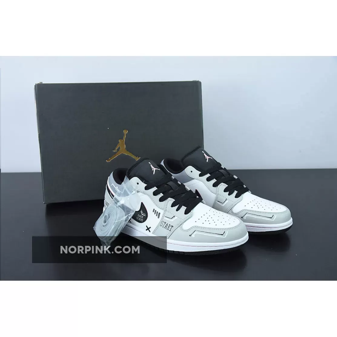 Air Jordan 1 Low Grey Black White jordan 1 low customize