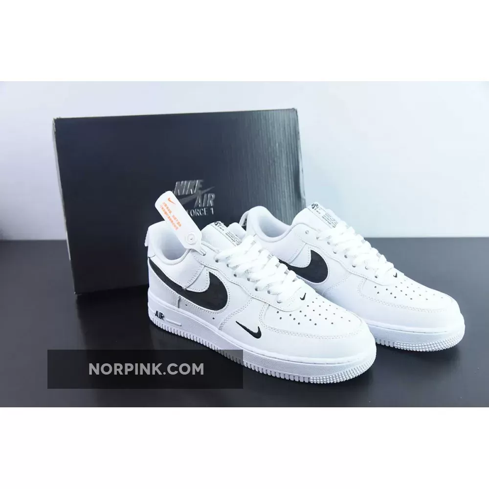 Nike Air Force 1 Low ‘Multi-Etch Swoosh’ White Black