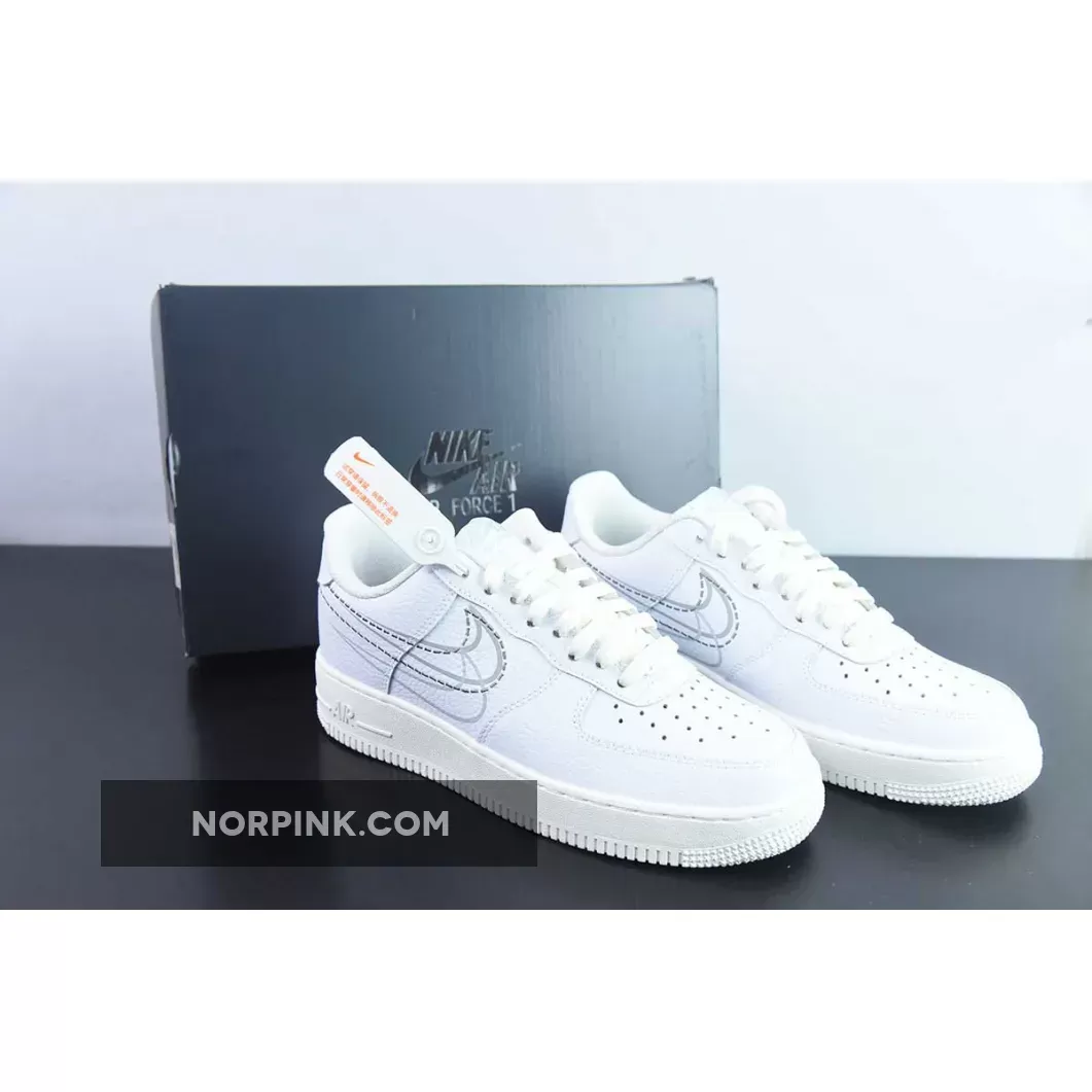 Nike Air Force 1 Low MultiSwoosh White Sail