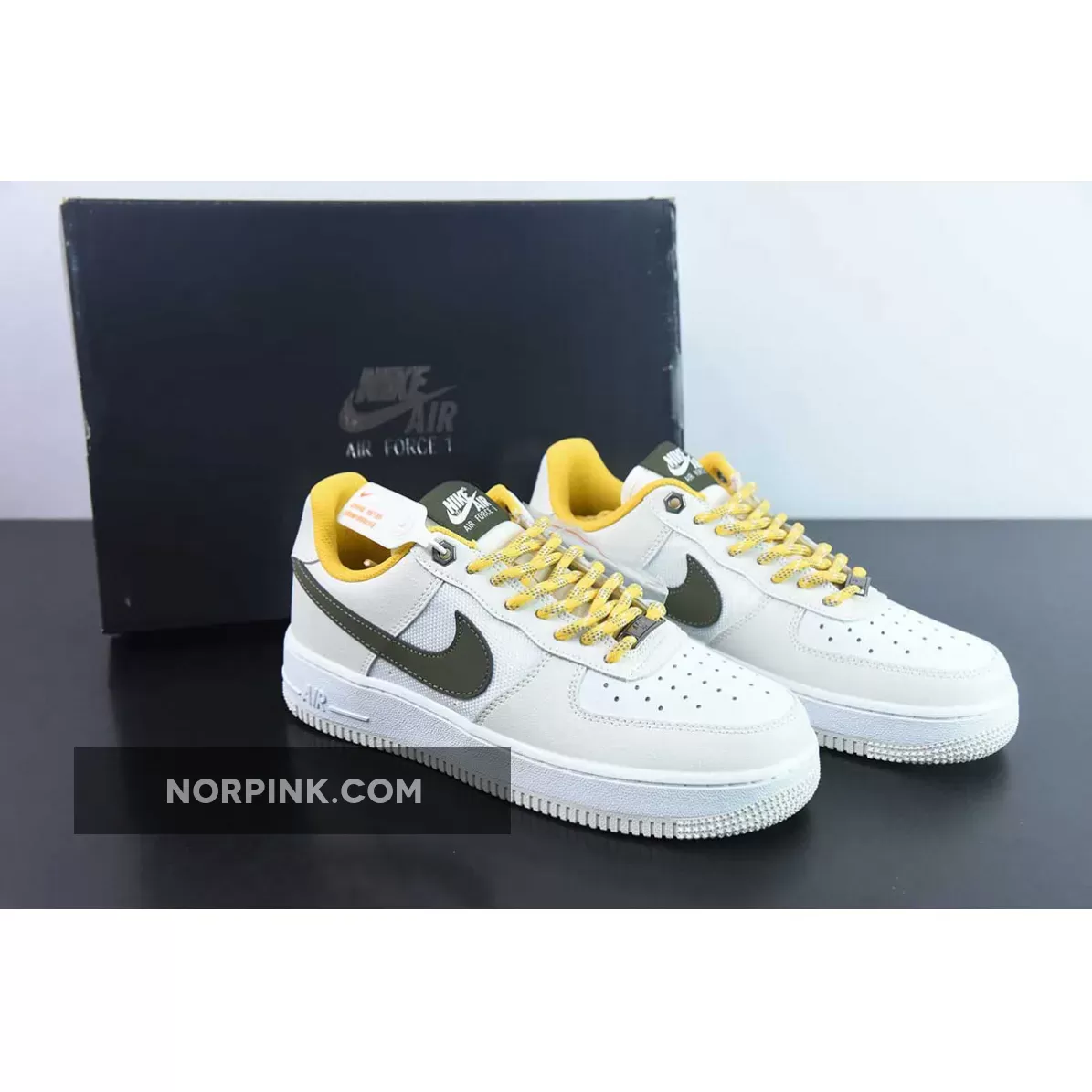 Nike Air Force 1 Low Premium Light Bone Cargo Khaki