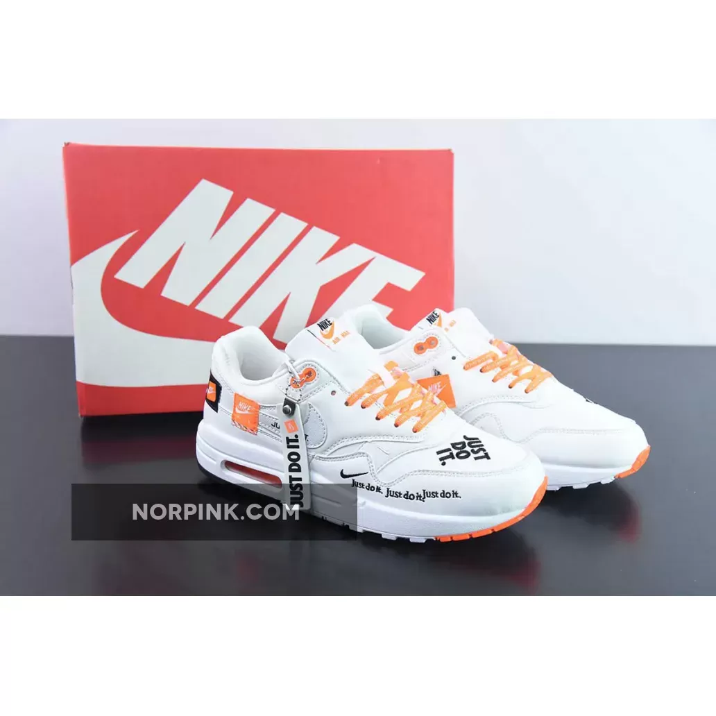 Nike Air Max 1 LX Just Do It White/Total Orange